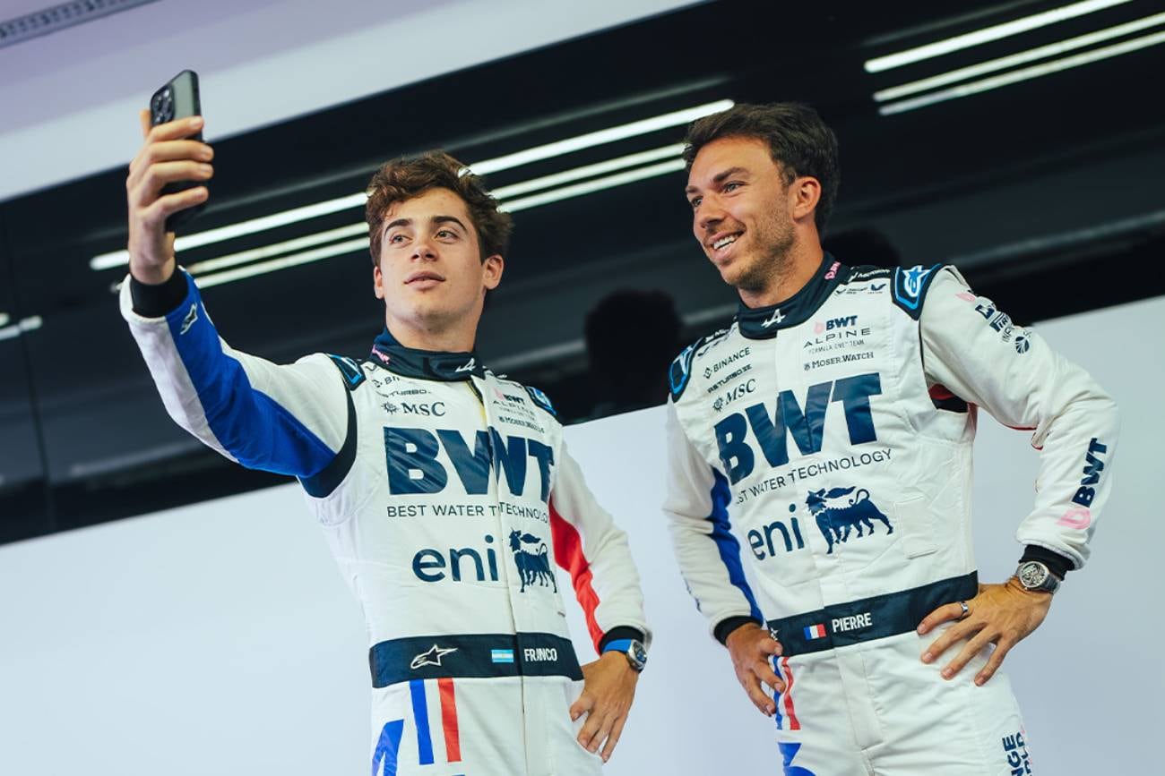 Gasly habló de su relación con Franco Colapinto (Alpine)