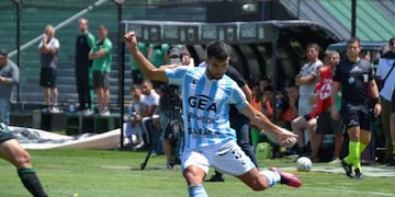 Racing de Nueva Italia se mide ante Nueva Chicago por el Reducido de la Primera Nacional. (Prensa Racing)