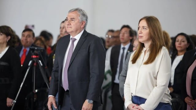 En Jujuy la diputada nacional María Eugenia Vidal acompañó al gobernador Morales en la inauguración de un edificio educativo construido en el marco del plan PROMACE.
