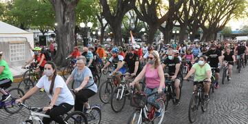 Bicicleteada: una de las actividades programadas para este sábado