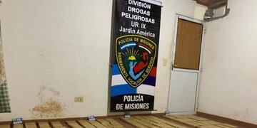 Más de cien kilos de marihuana fueron incautadas en General Urquiza.