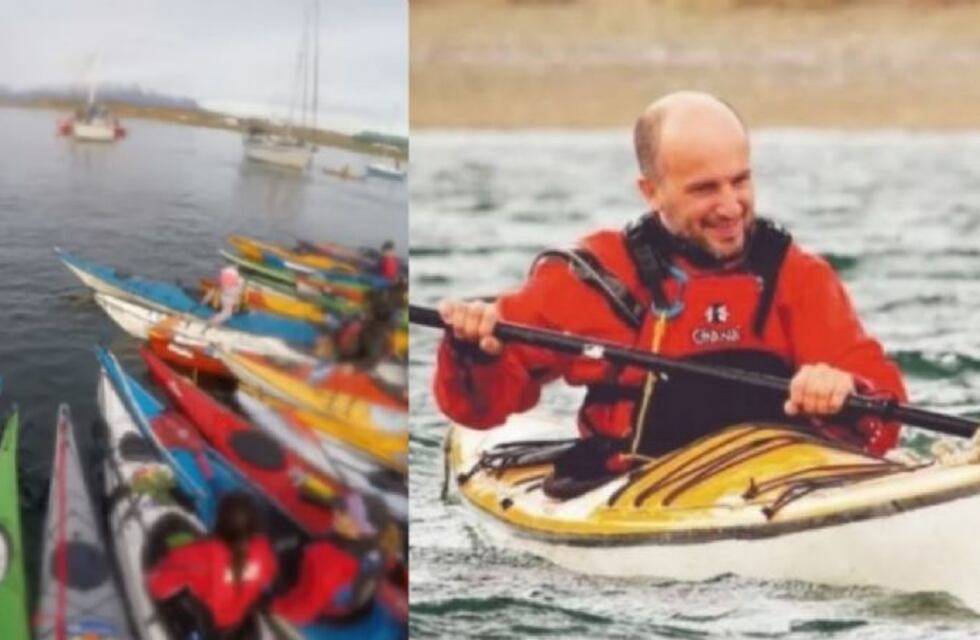 “Nunca te vamos a olvidar”: simbólica despedida al kayakista desaparecido en Ushuaia