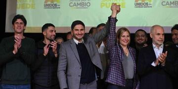 Maximiliano Pullaro, el gran ganador de las PASO en Santa Fe.