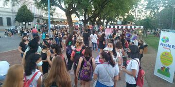 Movilización por el 8M en Rafaela