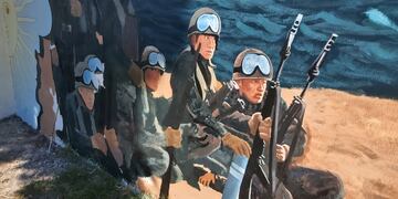 Concurso de murales a 40 años de la gesta de Malvinas. Imagen ilustrativa.