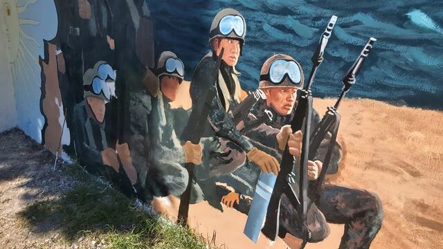 Concurso de murales a 40 años de la gesta de Malvinas. Imagen ilustrativa.