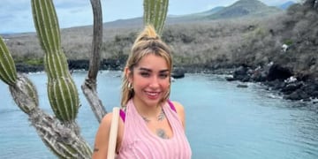 María Becerra viajó al paraíso ecuatoriano.