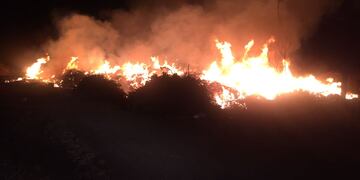 Incendio en el Basural de Parque Síquiman