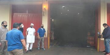 Fue en el local N° 2, afortunadamente no hubo heridos.