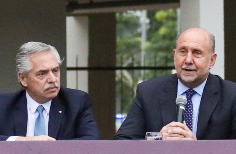 Omar Perotti le reclamó a Alberto Fernández apoyo de Nación para combatir el narcotráfico
