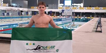 Fabricio Grumelli natación Arroyito