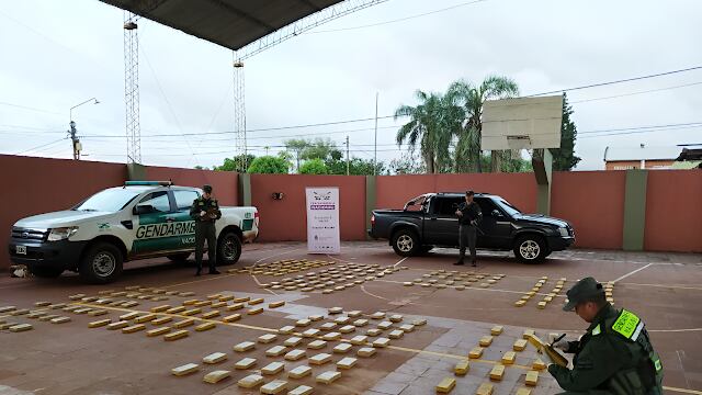 Dos de Mayo | Gendarmería secuestró un cargamento con 255 “panes” que contenían droga