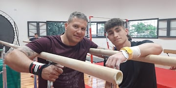 Bruno y Cristian Risso.