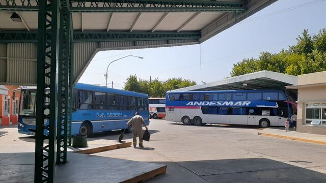 Terminal de ómnibus de General Alvear. Gentileza Fm Viñas.