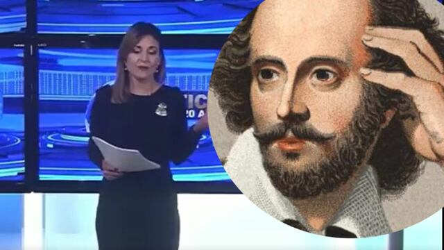 Según Noelia Novillo, William Shakespeare estaba vivo (Captura Canal 26).