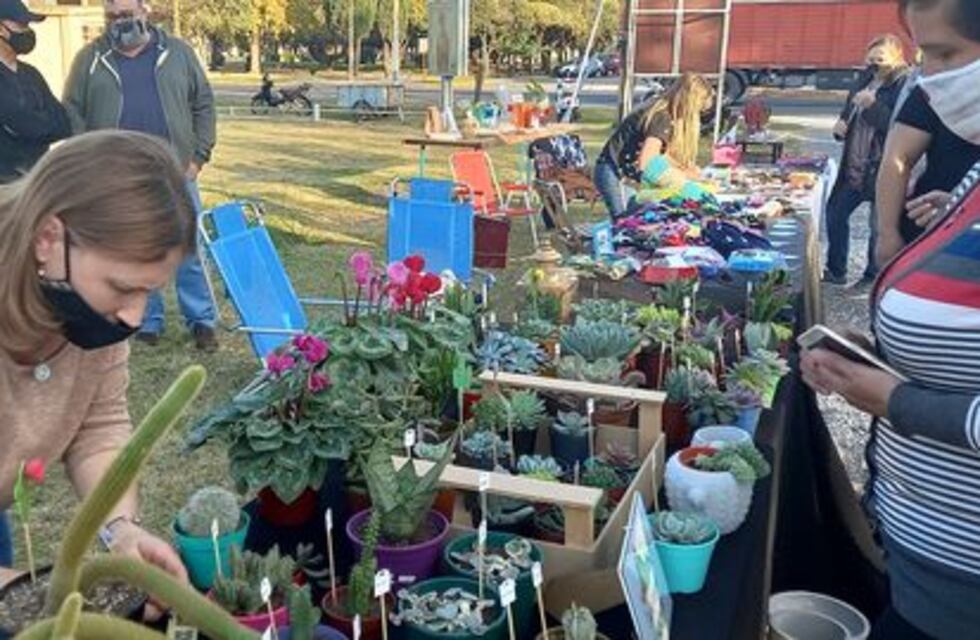 Pujato disfrutó de la feria de emprendedores