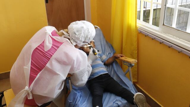 Realización de fichas médicas en el Distrito Oeste.