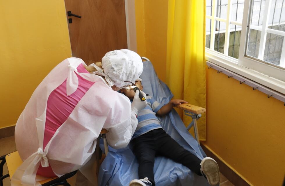 Con el regreso de las clases, comenzaron a realizar fichas médicas en el Distrito Oeste