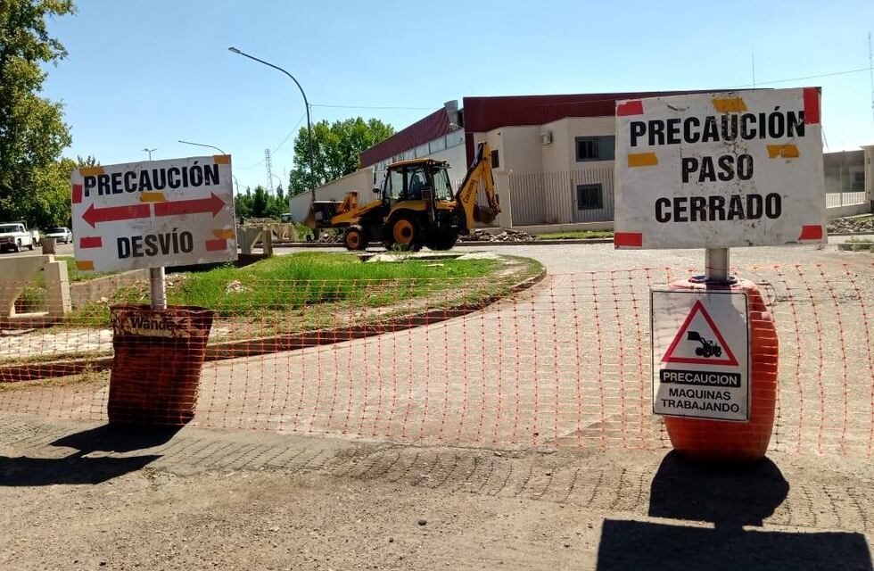 Atención automovilistas: cortes en el tránsito por las obras en la rotonda de la Copa