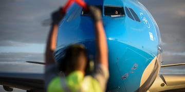 Un vuelo de Aerolíneas Argentinas parte a Moscú. (Foto: Presidencia)