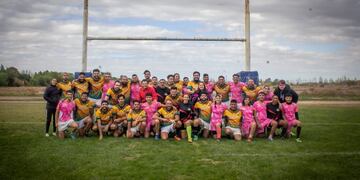 Rugby inclusivo. Encuentro entre Huarpe de Mendoza y Flamenco de La Rioja.