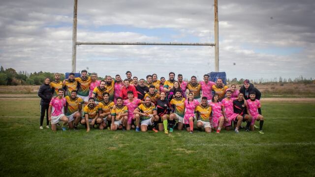 Rugby inclusivo. Encuentro entre Huarpe de Mendoza y Flamenco de La Rioja.