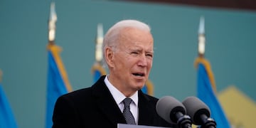 El presidente electo estadounidense Joe Biden  (AP Foto/Evan Vucci)