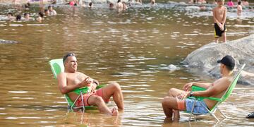 Turismo en Carlos Paz.Playa de Oro (La Voz)