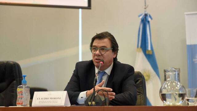 Claudio Moroni, ministro de Trabajo de la Nación (Foto Prensa HCDN).