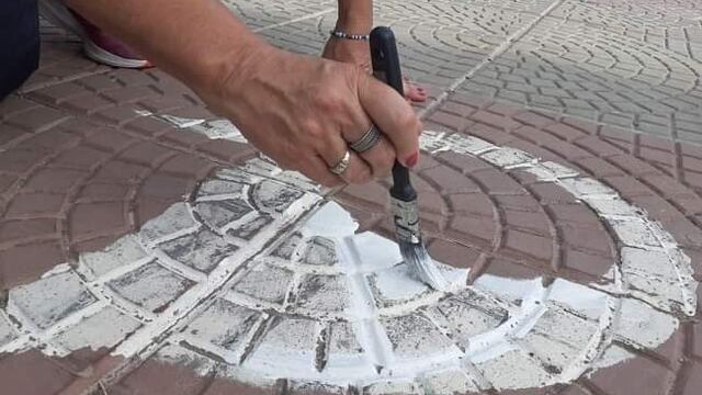Repintarán el pañuelo blanco en la Plaza General Belgrano