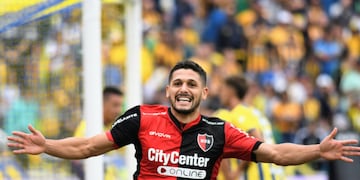 Juan Manuel García, autor del gol en la última victoria de Newell's en un clásico rosarino.