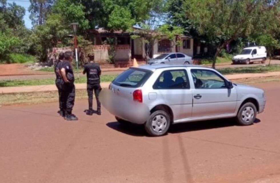 Accidente vial en Garupá terminó con un peatón herido
