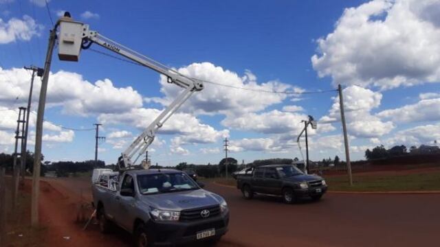 Instalan 500 luces LED en San Vicente.