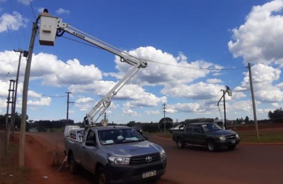 Instalan 500 luces LED en San Vicente