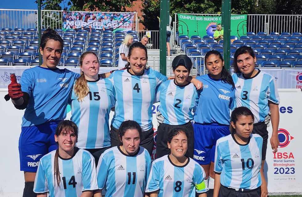 Histórico: Las Murciélagas juegan la final del Mundial de fútbol femenino para ciegas en Birmingham