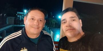 El homenaje de LBC y Euge Quevedo a Cachi Lobato, veterano de Malvinas.