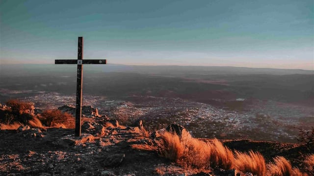 Cerro La Banderita en la ciudad de La Falda.