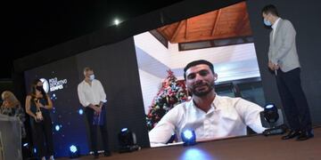 El cordobés no pudo estar en la ceremonia ya que cumplía con el aislamiento al volver recientemente de Europa.