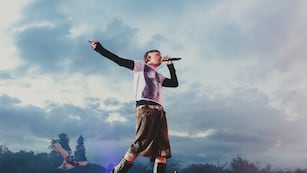 Dillom en el Cosquín Rock 2024.