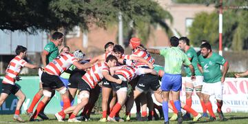 El duelo entre los Jockey quedó para los cordobeses, que festejaron por sobre los de Villa María. (José Gabriel Hernández)