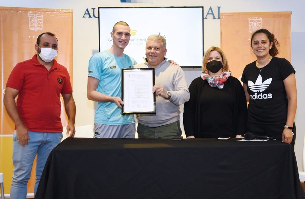 Destacados deportistas de Arroyito fueron reconocidos por el Municipio