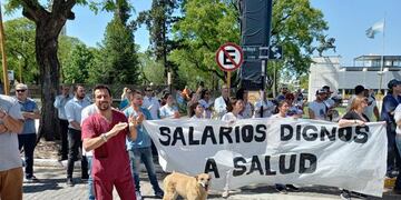 Reclamos de los Trabajadores de la salud del Hospital Iturraspe