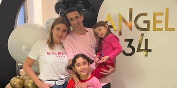 El futbolista formó su familia entre Madrid y París.