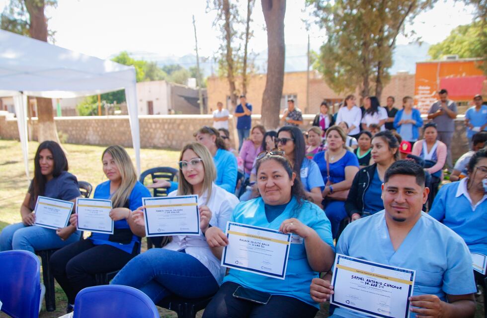 Belén: entregan certificaciones a agentes sanitarios