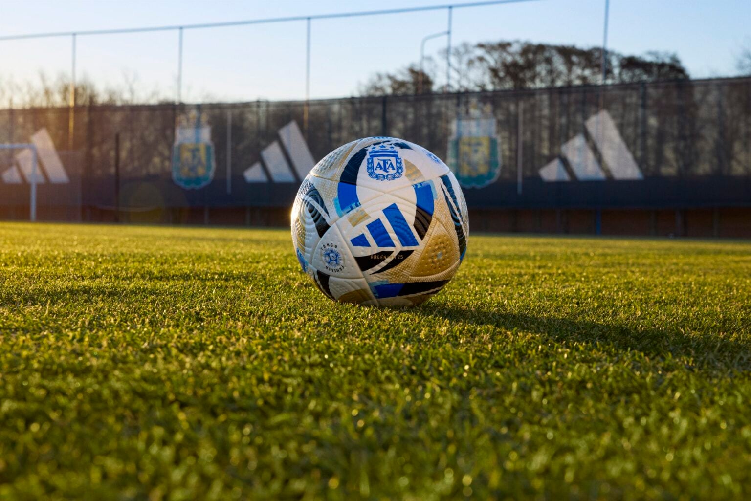 Pelota del fútbol argentino.
