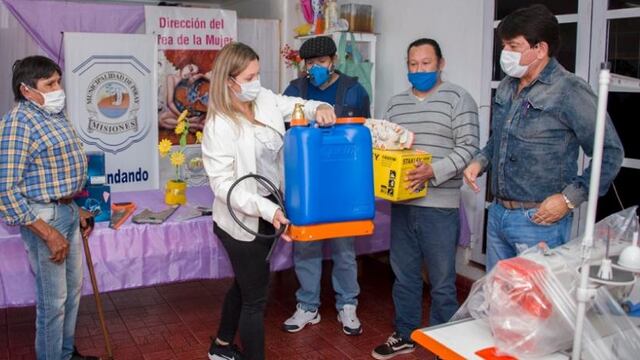 Puerto Piray: entregaron herramientas e insumos a emprendedores locales