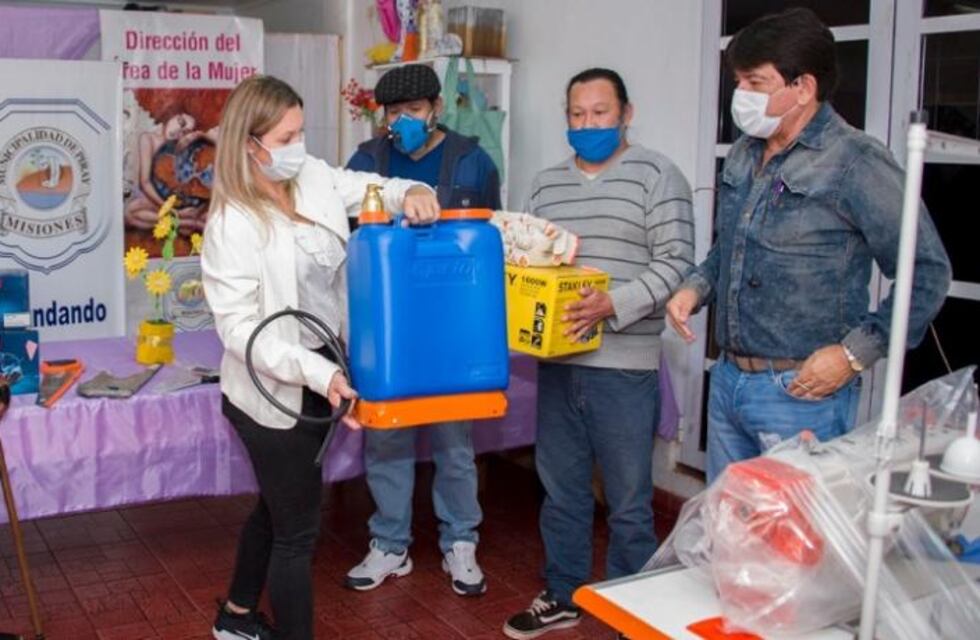 Puerto Piray: entregaron herramientas e insumos a emprendedores locales