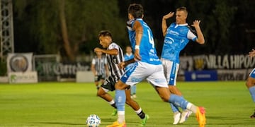 Estudiantes de Río Cuarto lo ganaba en Mendoza y se lo empataron (Prensa Gimnasia de Mendoza).