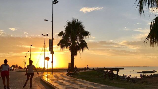 Los atardeceres sobre el "Mar cordobés" son maravillosos.