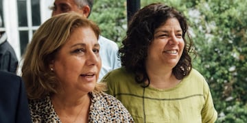 Vizzotti y Martorano dieron una conferencia de prensa.